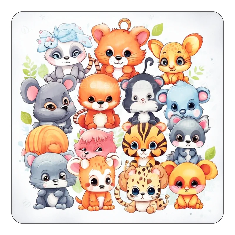 مگنت کاکتی طرح حیوانات کارتونی مدل mp28553