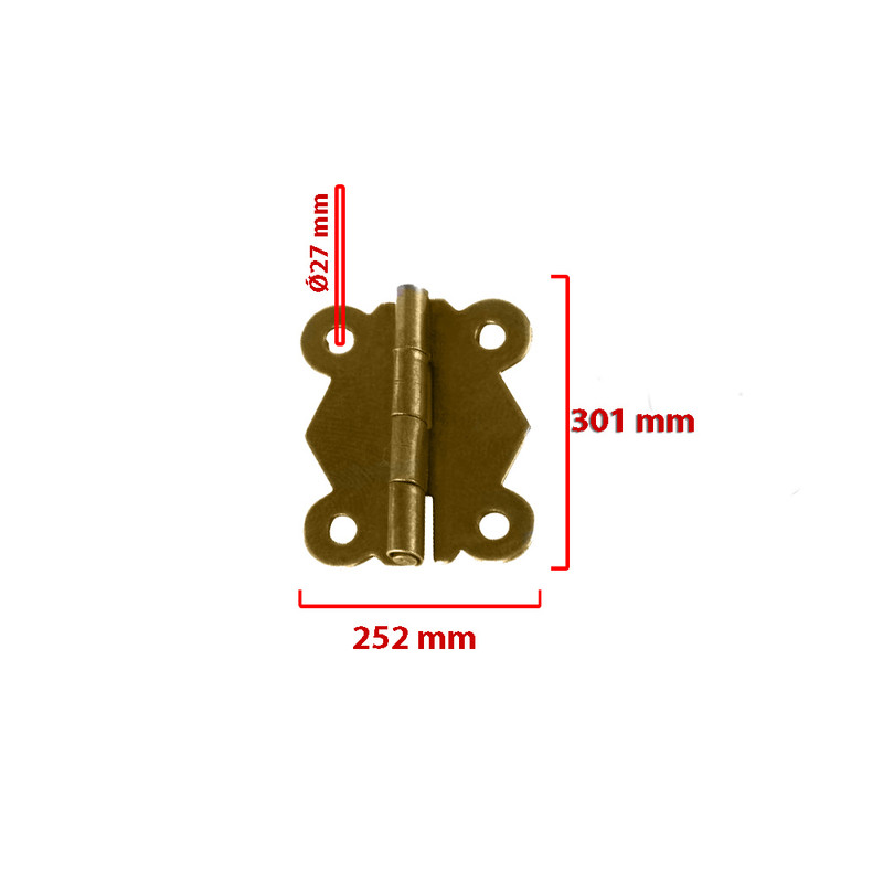 لولا پروانه ای 180 درجه کد LT002 بسته 2 عددی لولا پروانه ای 180 درجه کد LT002 بسته 2 عددی