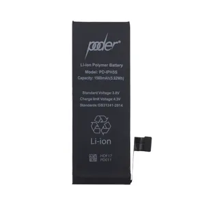 باتری موبایل پودر مدل IPH5S ظرفیت 1560 میلی آمپر ساعت مناسب برای گوشی موبایل اپل IPHONE 5 