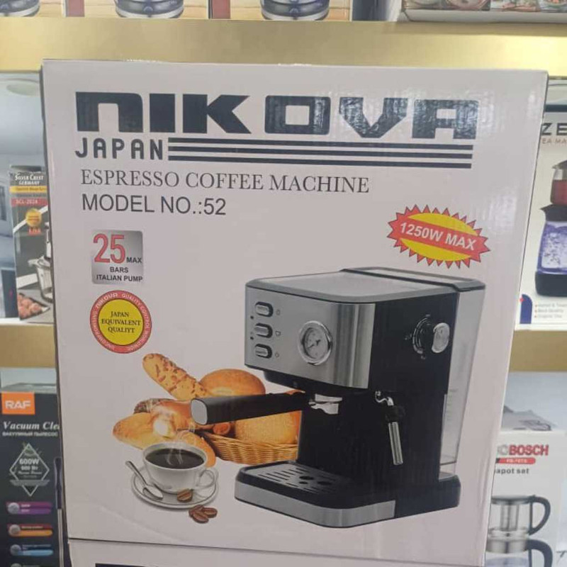 اسپرسو ساز ۱۶۰۰ میلی‌لیتر نیکووا مدل 25 بار کد 52