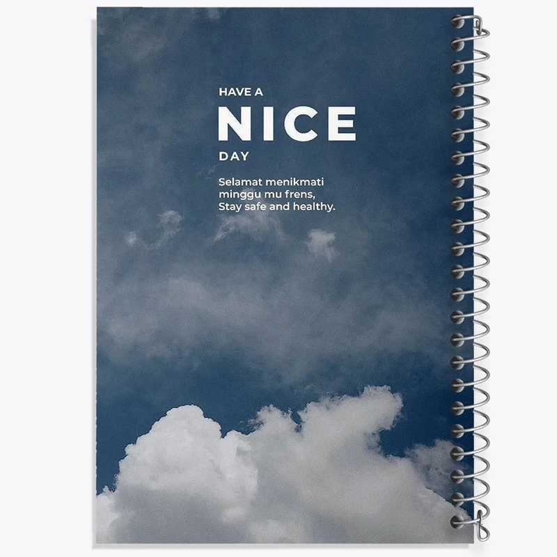 دفتر مشق 50 برگ خندالو طرح Have A Nice Day کد F710