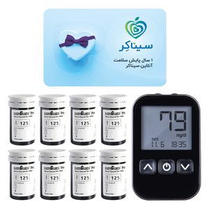 نقد و بررسی دستگاه تست قند خون اینفوپیا مدل Easy Gluco Pro مجهز به نرم افزار هوشمند, اشتراک 1 ساله پایش سلامت آنلاین و 8 بسته نوار تست 50 عددی توسط خریداران