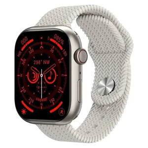 ساعت هوشمند 2.12 اینچ 44 میلیمتری مدل HK9 PROMAX با بند کنفی