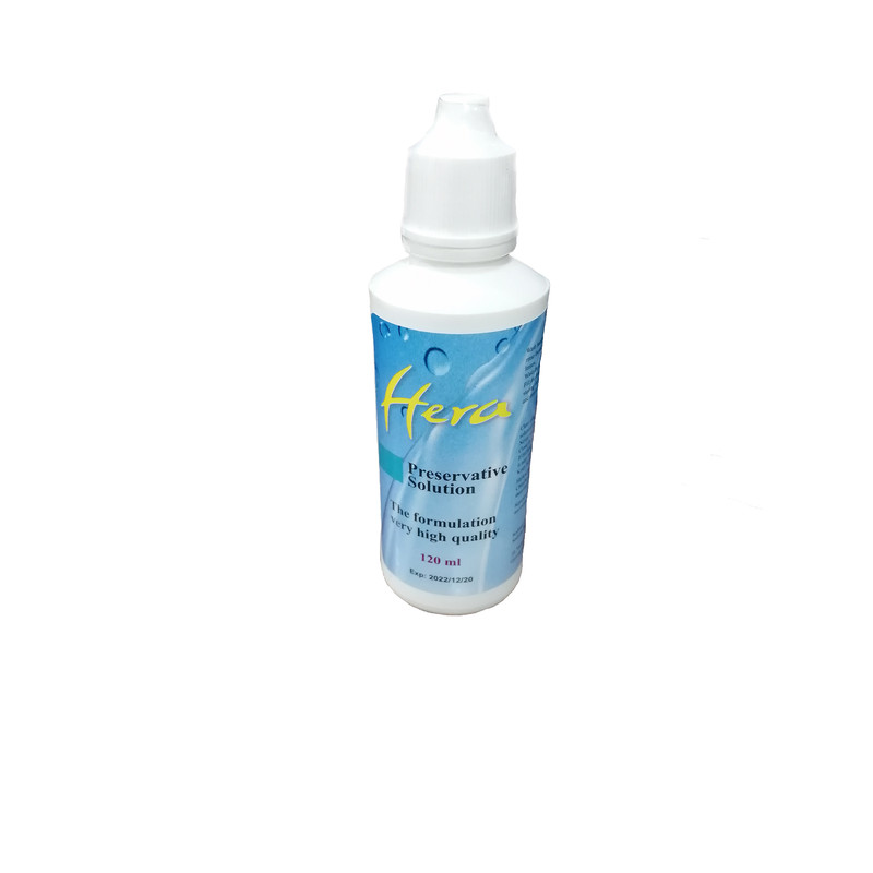 محلول شستشوی لنز هرا مدل Preservative-Solution حجم 120 میلی لیتر