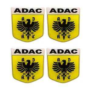 آرم خودرو آراکس یدک مدل AY-3333 طرح آداک ADAC بسته 4 عددی