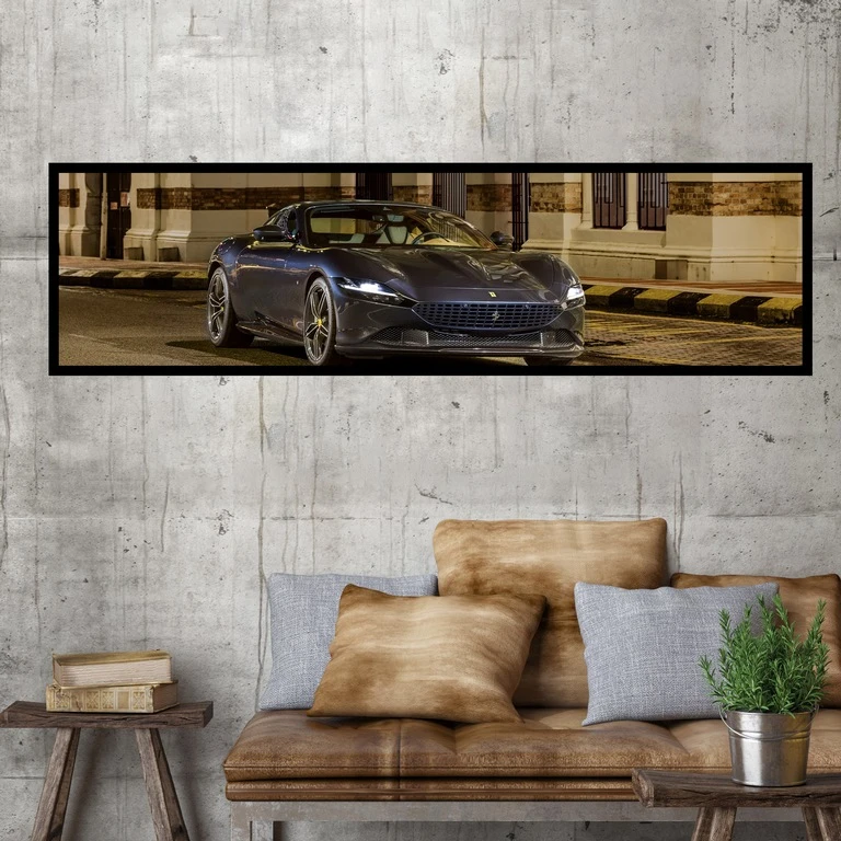 تابلو بکلیت طرح اتومبیل ماشین فراری مدل کشیده B-7853