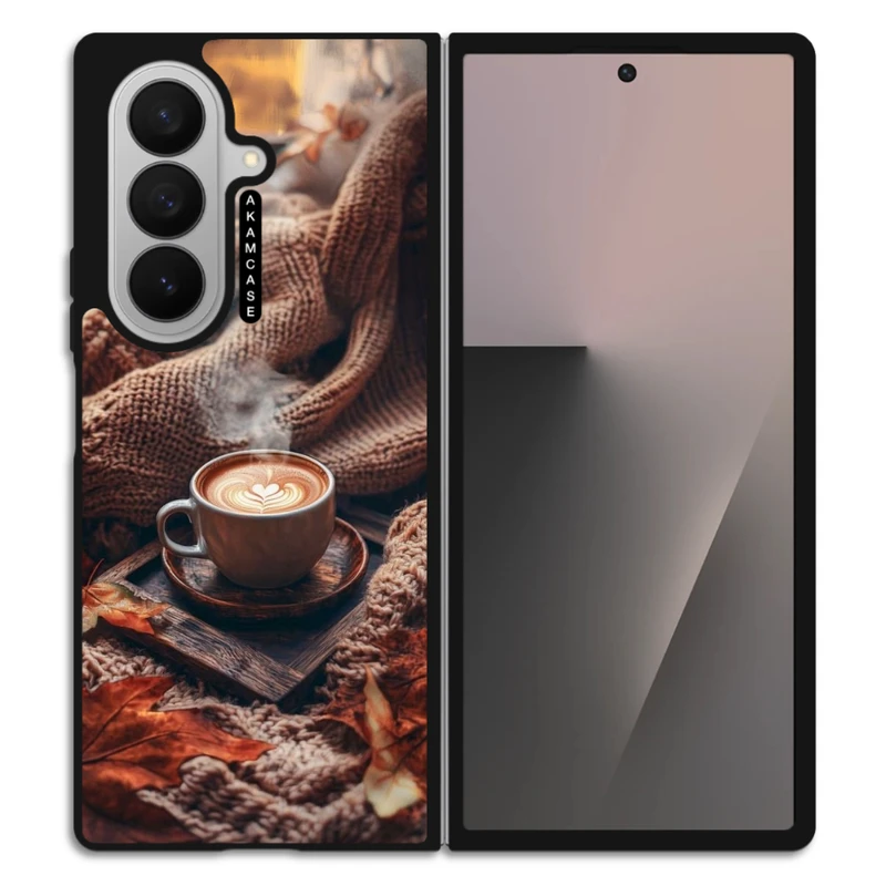 کاور آکام مدل AMC-WSGZFOLD7-COFFEE-17 مناسب برای گوشی موبایل سامسونگ Galaxy Z Fold 7