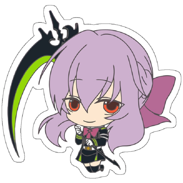 استیکر لپ تاپ مدل Shinoa Hiragi Chibi