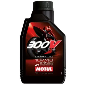 روغن موتور سیکلت تمام سنتتیک موتول مدل SN 10W-40 حجم 1 لیتر