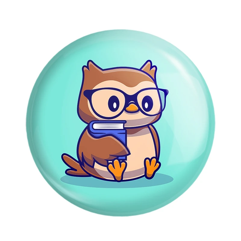 مگنت خندالو مدل حیوانات بامزه جغد کد 25400