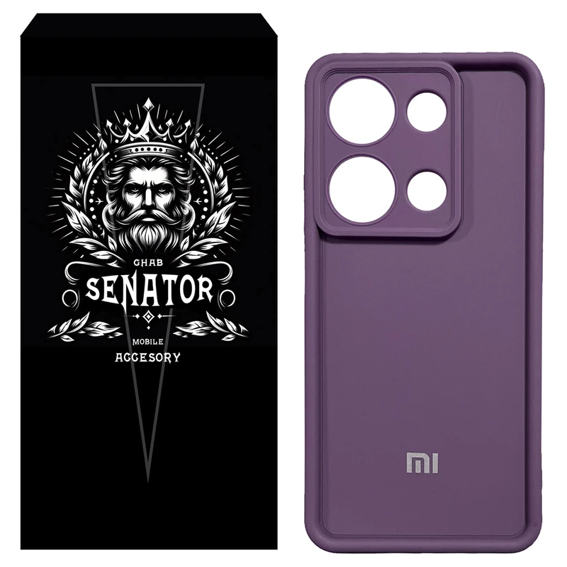 کاور سناتور قاب مدل سالیدکالر مناسب برای گوشی موبایل شیائومی Redmi Note 13 Pro 4G / Poco M6 Pro 4G