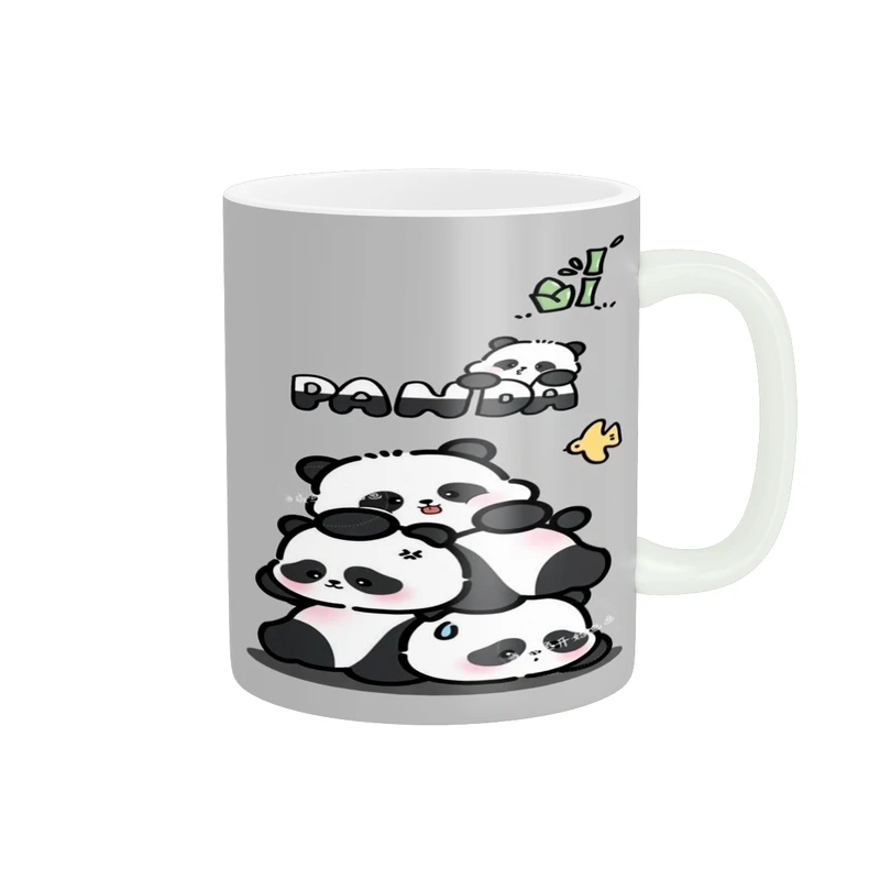 ماگ پادآفرین مدل فانتری طرح پاندا خسته و کیوت کد p9624