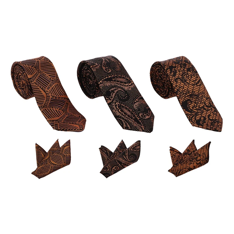 ست کراوات و دستمال جیب مردانه مدل نیوفشن کد  110 بسته 3 عددی