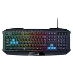 کیبورد مخصوص بازی جنیوس Scorpion K215 سوئیچ ممبران، Full-Size، نورپردازی RGB