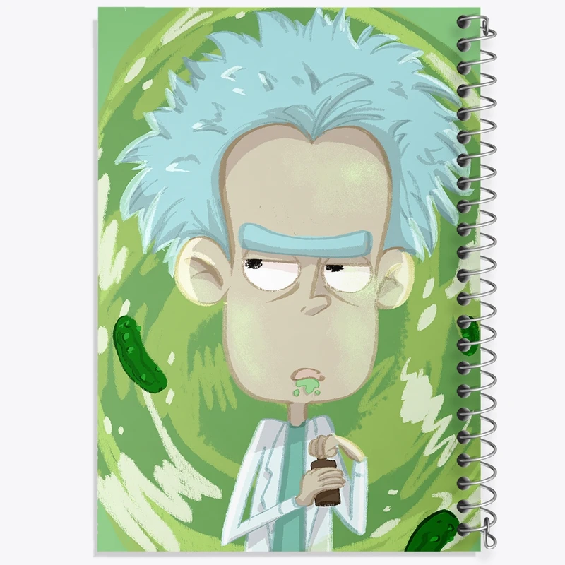 دفتر لیست خرید 50 برگ خندالو طرح ریک (Rick) کد F1264