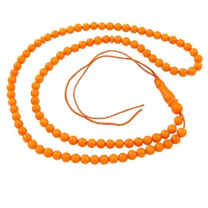 تسبیح مدل صمغ کهربا معطر لیمو کد Kahroba7