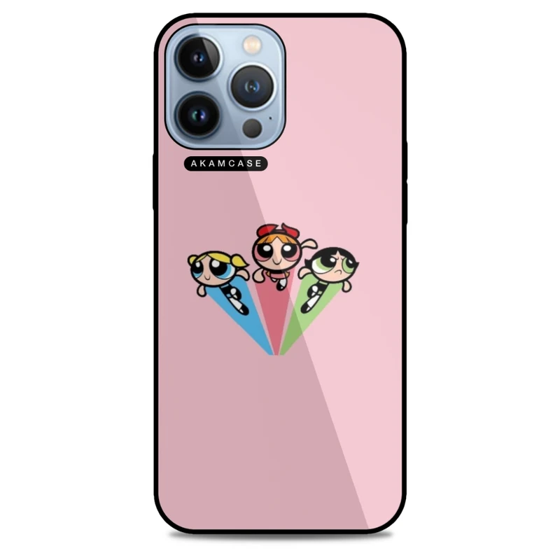 کاور آکام مدل AMCWA13Pro Max-POWER PUFF GIRLS10 مناسب برای گوشی موبایل اپل iPhone 13PRO MAX