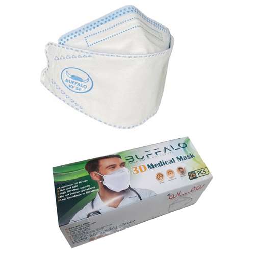 ماسک تنفسی بوفالو مدل سه بعدی 5 لایه بسته 25 عددی