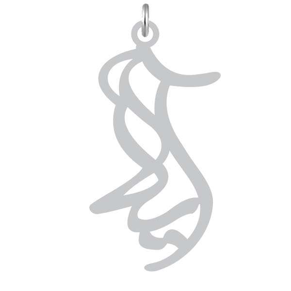 آویز گردنبند نقره کرابو طرح آیلا مدل Kn2-1181
