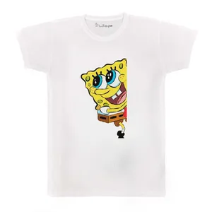 تی شرت بچگانه پرمانه طرح باب اسفنجی کد pmt.3395