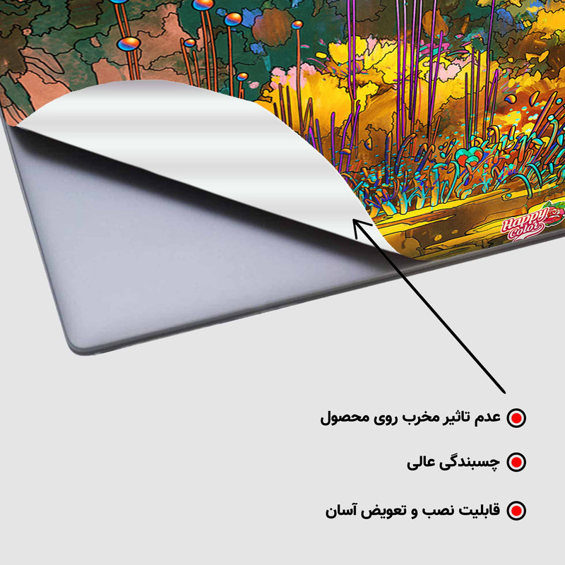 استیکر لپ تاپ طرح یک نقاشی کد P-99 مناسب برای لپ تاپ 15.6 اینچ