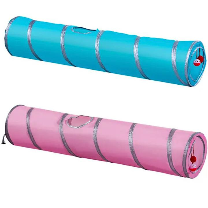 اسباب بازی گربه مدل تونل تک شاخه زنگوله دار