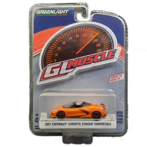 ماشین بازی گرین‌لایت مدل 2021 CHEVROLET CORVETTE STINGRAY CONVERTIBLE