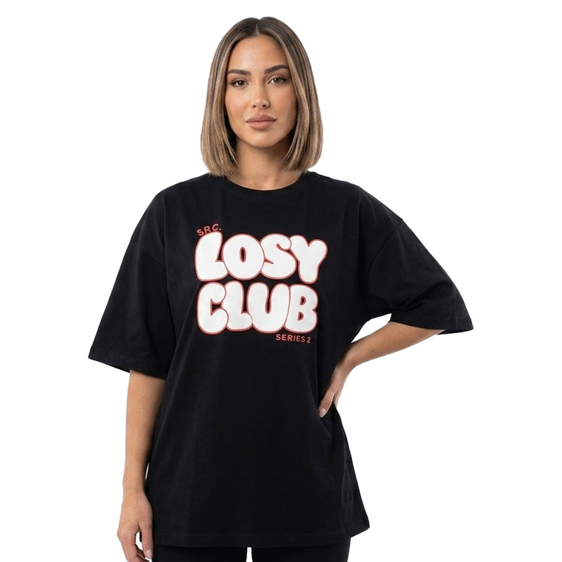 تی شرت لانگ زنانه پنبه مدل Losy Club