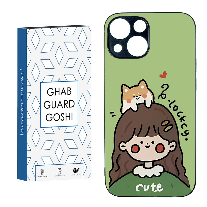 کاور قاب گارد گوشی طرح دخترانه کد TPU-026 مناسب برای گوشی موبایل اپل IPHONE 13 MINI