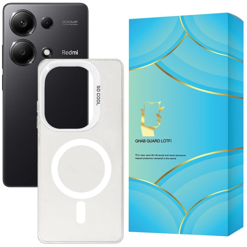 کاور قاب گارد لطفی مدل SOCOMAG مناسب برای گوشی موبایل شیائومی Redmi Note 14 4G 