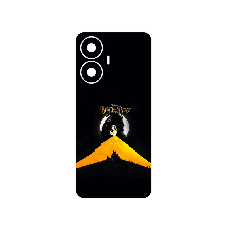 برچسب پوششی ماهوت مدل Beauty and the Beast مناسب برای گوشی موبایل ریلمی C55