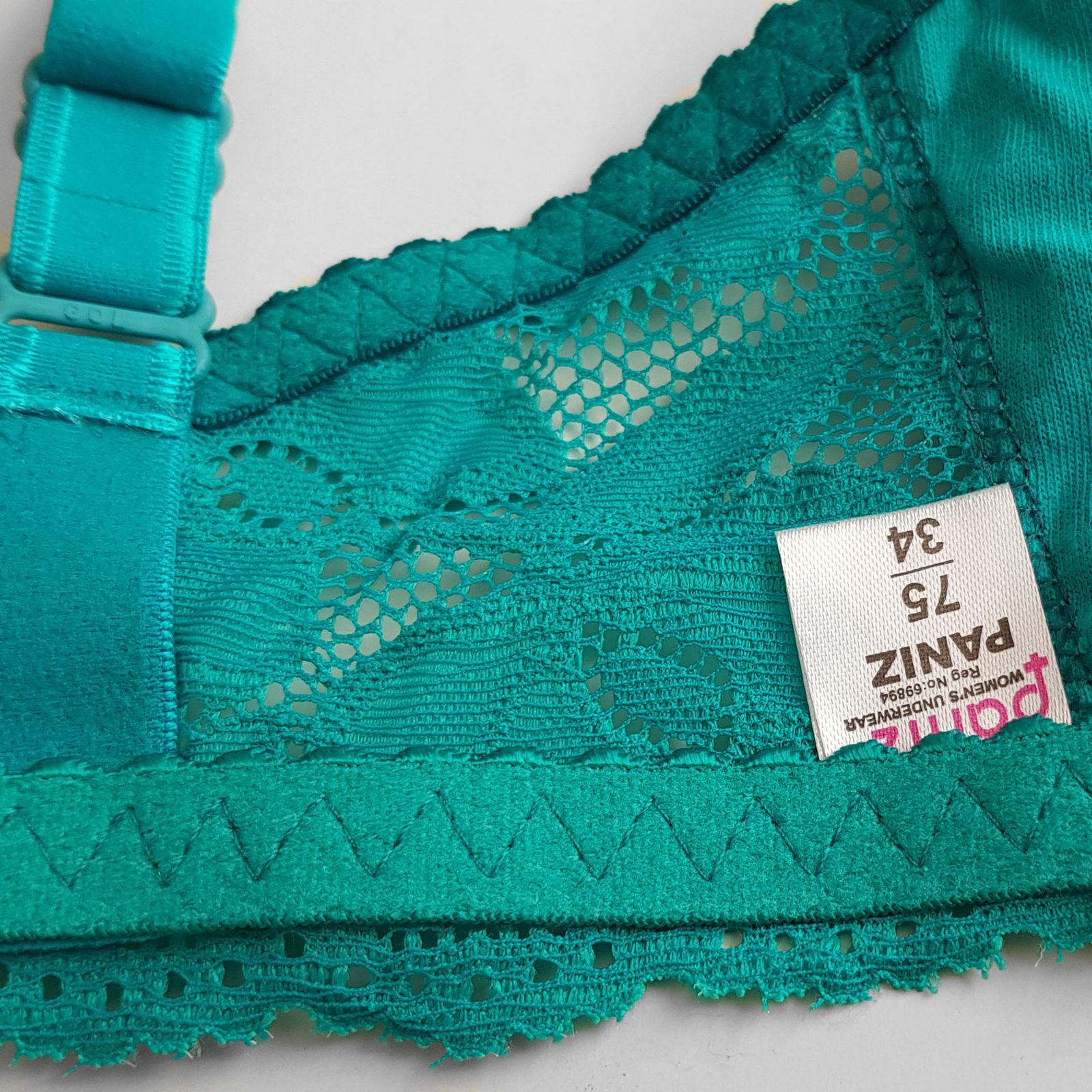 سوتین زنانه پانیذ مدل فنردار گیپوری کد 66367-new -  - 6