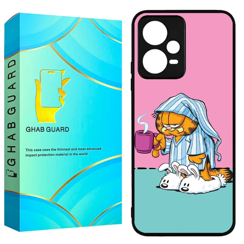 کاور قاب گارد طرح گارفیلد مدل X5GCH مناسب برای گوشی موبایل شیائومی Poco X5 Pro 5G