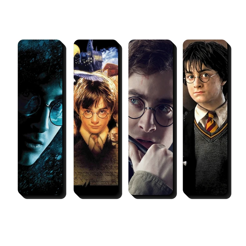 نشانگر کتاب مدل هری پاتر کد KLMX-HP600 مجموعه 4 عددی