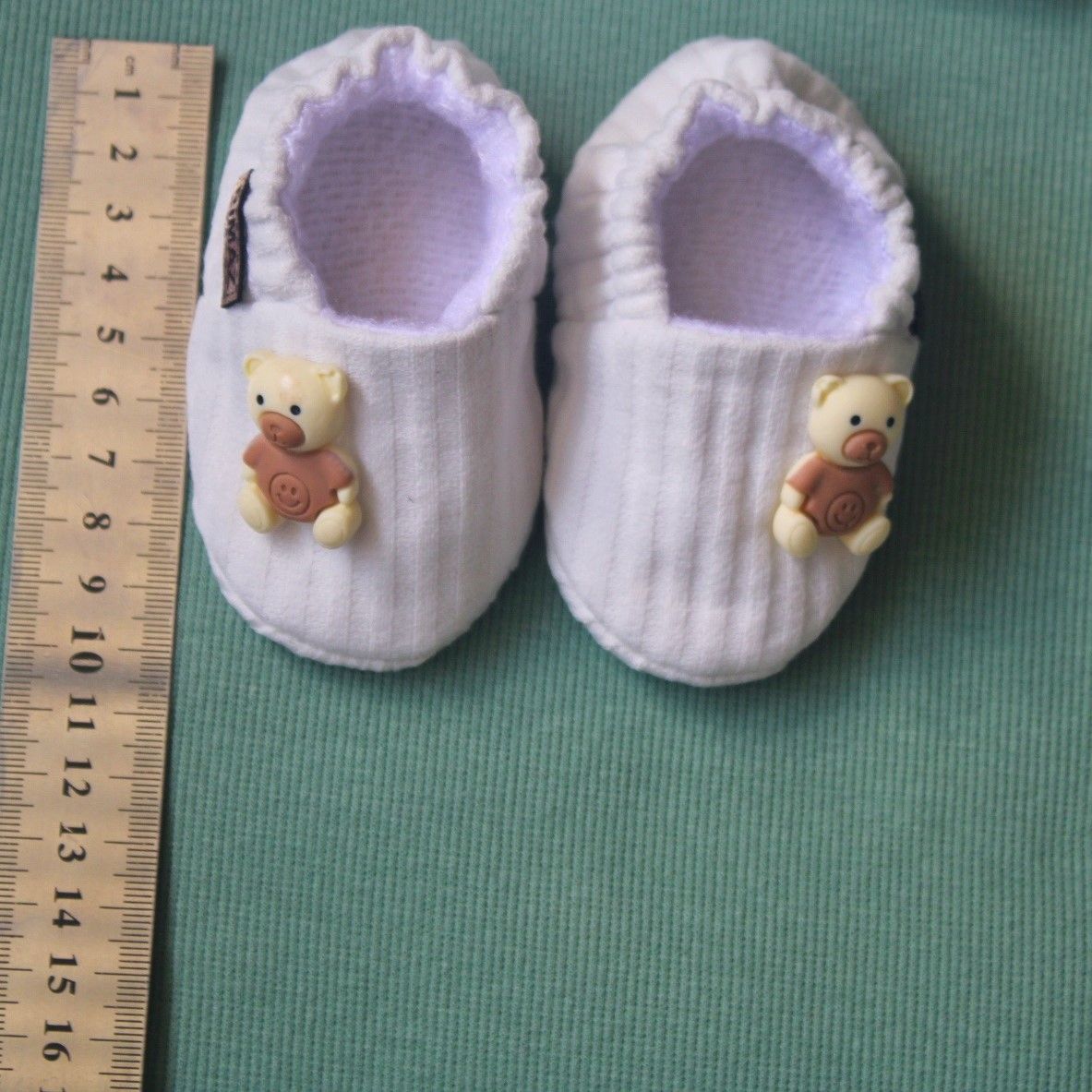 ست کلاه و پاپوش نوزادی ریماز مدل خرسی کد m914 رنگ سفید -  - 13