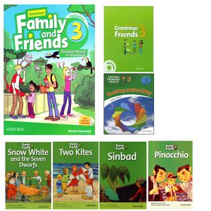 کتاب American Family and Friends 3 2nd Edition اثر Naomi Simmons انتشارات الوندپویان مجموعه 7 جلدی