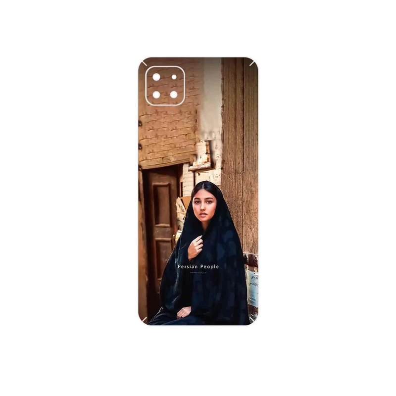 برچسب پوششی ماهوت مدل Portrait of an Iranian Woman مناسب برای گوشی موبایل سامسونگ Galaxy A22 5G
