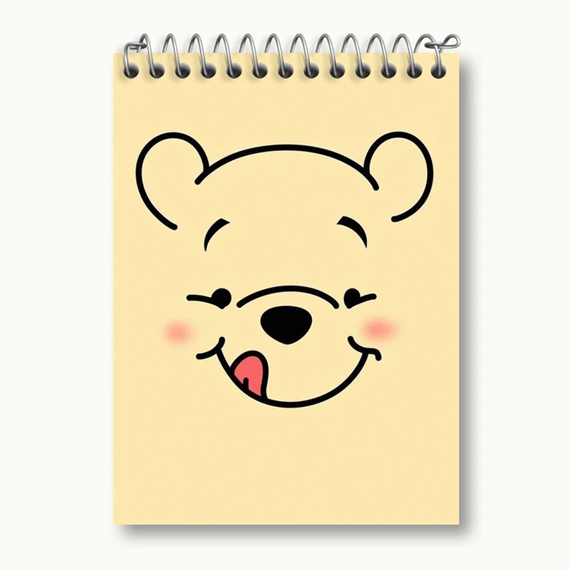دفتر یادداشت 50 برگ خندالو مدل خرس پو Winnie The Pooh کد 1591