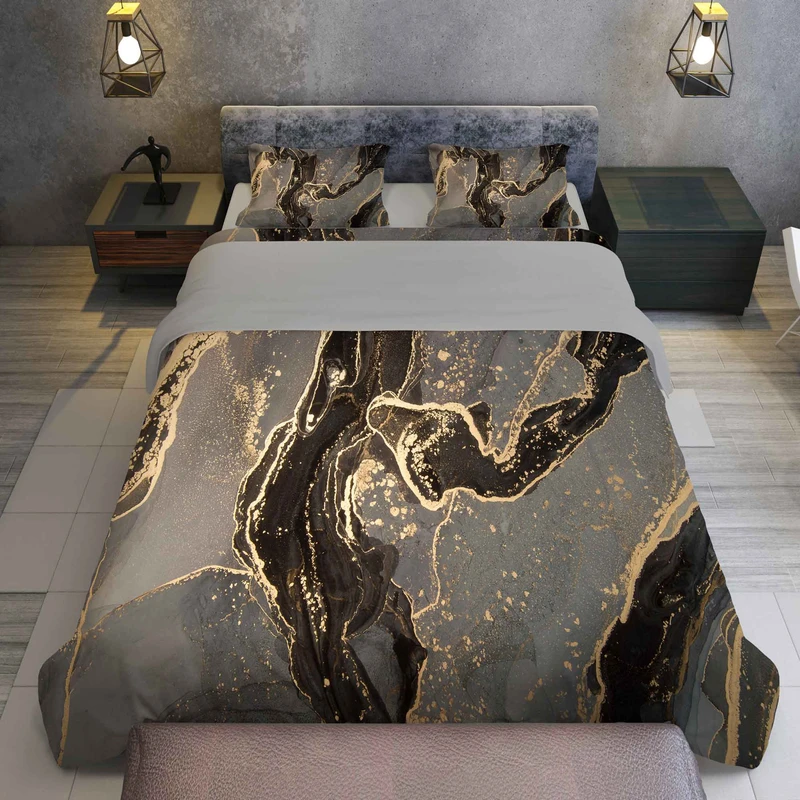 سرویس روتختی مدل ماربل پتینه TXY141 تک نفره 5 تکه