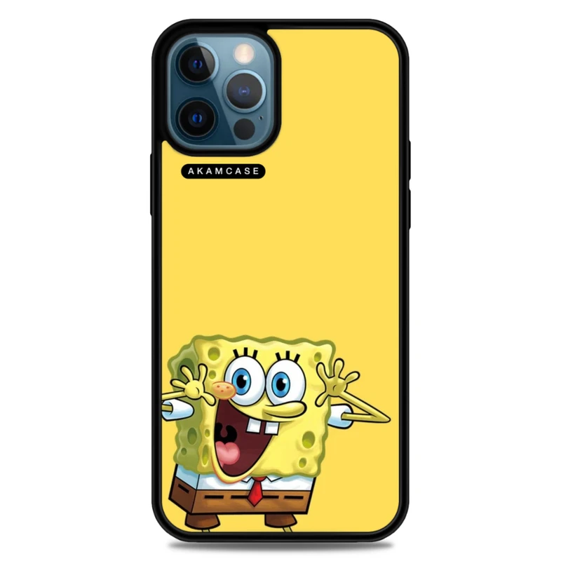 کاور آکام مدل AMC-WA12PROMAX-SPONGE BOB11 مناسب برای گوشی موبایل اپل iPhone 12 Pro Max