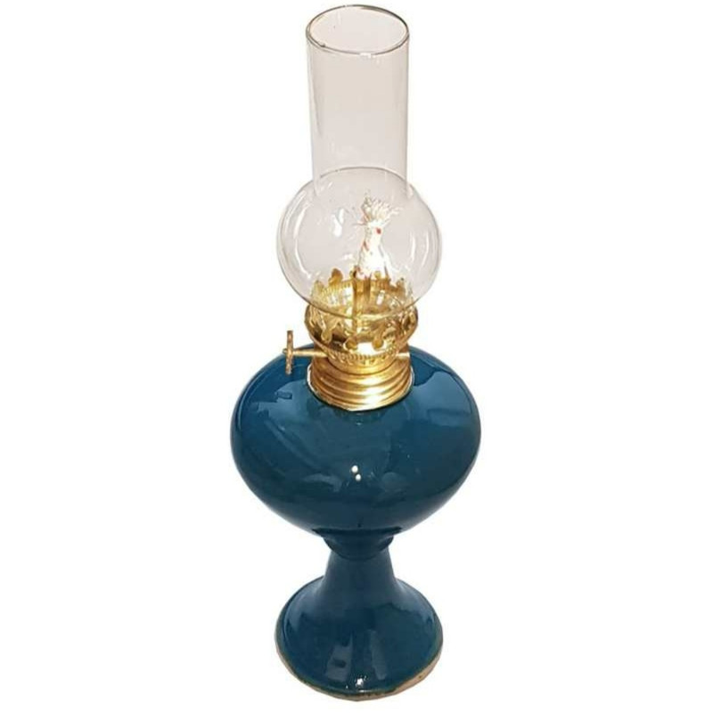 چراغ گرد سوز سفالی طرح سنتی