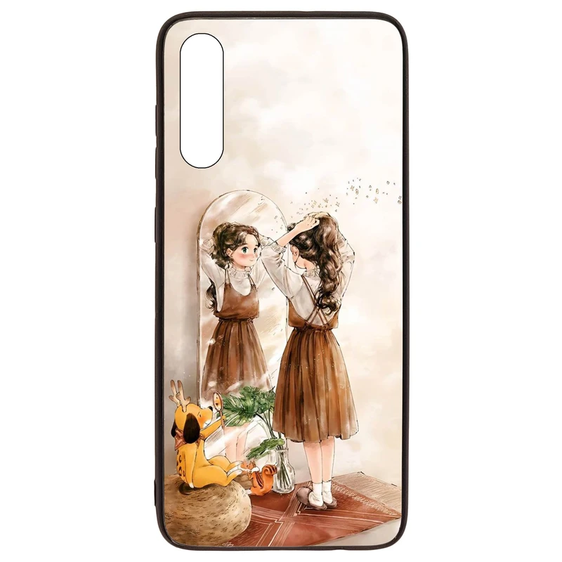 کاور قاب گارد گوشی طرح دخترانه کد TPU-019 مناسب برای گوشی موبایل سامسونگ Galaxy A70 / A70s