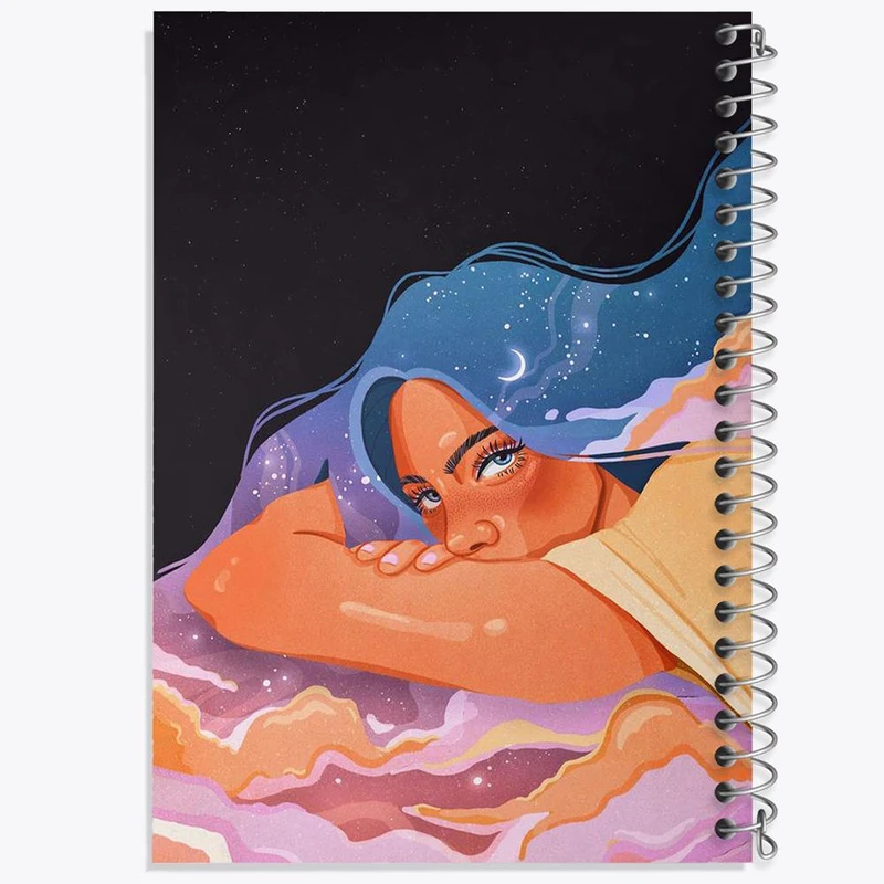 دفتر شطرنجی 50 برگ خندالو طرح دخترانه کد 25619