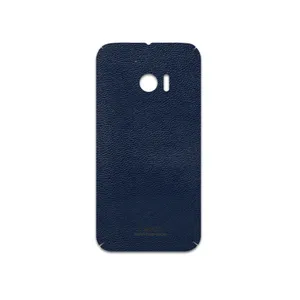 MAHOOT Deep-Blue-Leather Cover Sticker for HTC 10