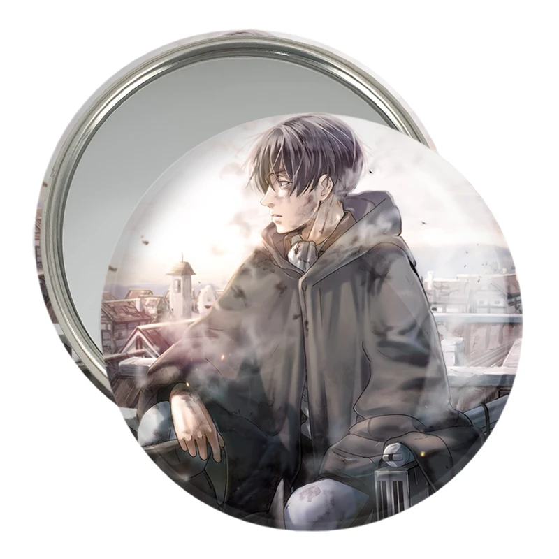 آینه جیبی خندالو مدل لیوای انیمه اتک آن تایتان Attack on Titan  کد 18514