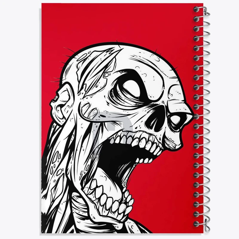 دفتر نت موسیقی 50 برگ خندالو مدل اسکلت Skleton کد 1206