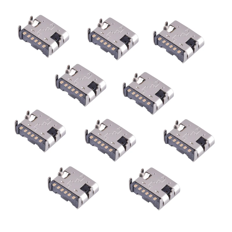   سوکت شارژ USB-C 6PIN مدل BE1106 مجموعه 10 عددی