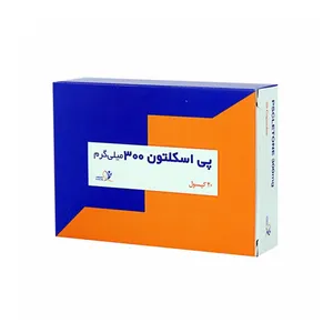 کپسول پی اسکلتون داروپژوهان پاسارگاد -300 میلی گرم بسته 20 عددی