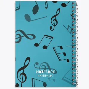 دفتر نت موسیقی 50 برگ خندالو مدل نت موسیقی کد N836