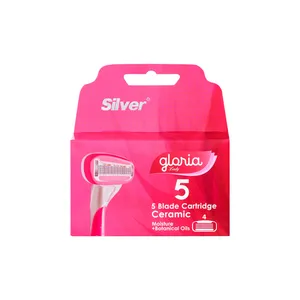 تیغ یدک سیلور مدل Gloria  بسته 4 عددی